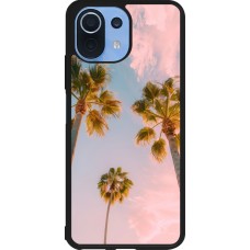 Coque Xiaomi Mi 11 Lite 5G - Silicone rigide noir Summer 2025 Palmiers