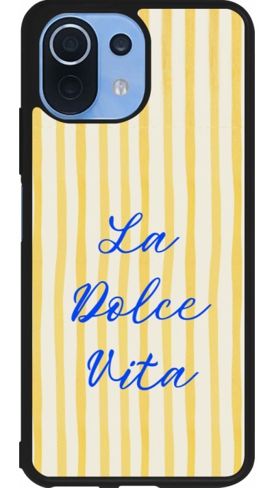 Coque Xiaomi Mi 11 Lite 5G - Silicone rigide noir The good life 2026