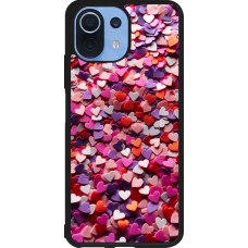 Coque Xiaomi Mi 11 Lite 5G - Silicone rigide noir Valentine 2025 Confetti
