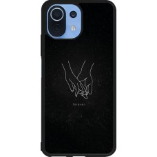Coque Xiaomi Mi 11 Lite 5G - Silicone rigide noir Valentine 2023 hands forever