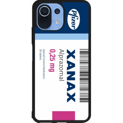 Coque Xiaomi Mi 11 Lite 5G - Silicone rigide noir Xanax Alprazolam 2025