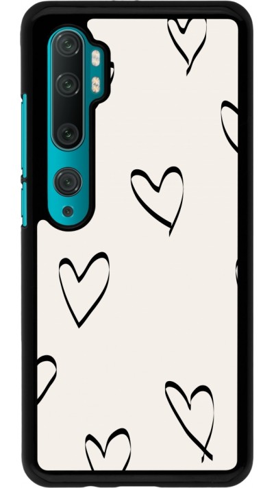 Coque Xiaomi Mi Note 10 / Note 10 Pro - Valentine 2023 minimalist hearts