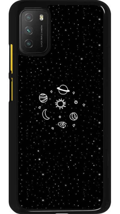 Coque Xiaomi Poco M3 - Space Doodle