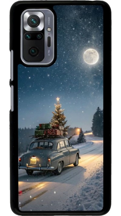 Coque Xiaomi Redmi Note 10 Pro - Christmas 25 Car with Tree Xmas