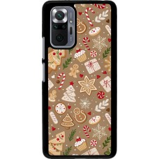 Coque Xiaomi Redmi Note 10 Pro - Christmas 25 Pattern Ginger Cookie