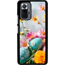 Coque Xiaomi Redmi Note 10 Pro - Easter 2026 Eggs with flowers