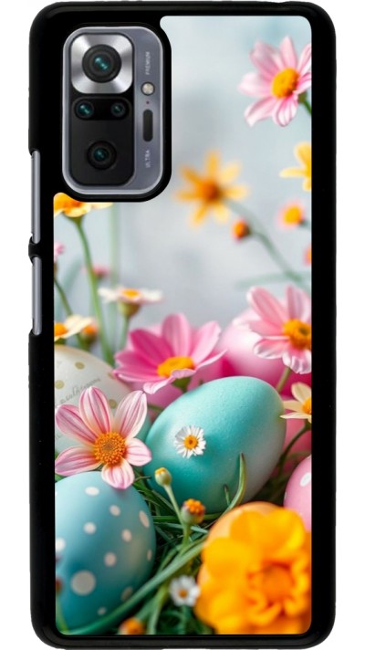 Coque Xiaomi Redmi Note 10 Pro - Easter 2026 Eggs with flowers