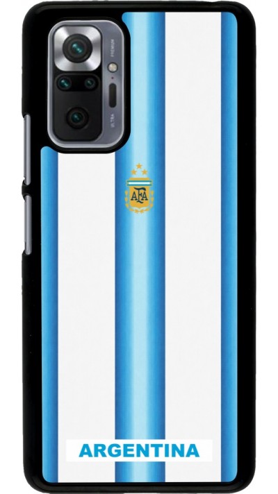 Coque Xiaomi Redmi Note 10 Pro - Maillot de football Argentine 2026 personnalisable