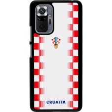 Coque Xiaomi Redmi Note 10 Pro - Maillot de football Croatie 2026 personnalisable