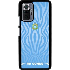 Coque Xiaomi Redmi Note 10 Pro - Maillot de football RD Congo 2026 personnalisable