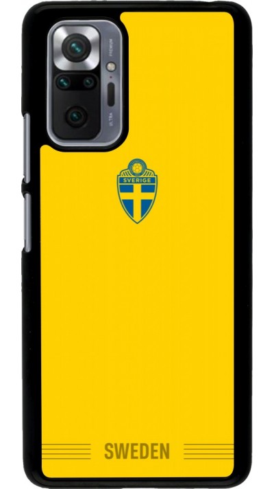 Coque Xiaomi Redmi Note 10 Pro - Maillot de football Suède 2026 personnalisable