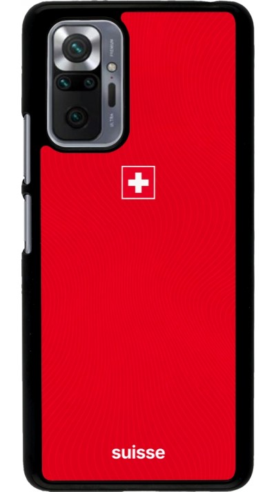 Coque Xiaomi Redmi Note 10 Pro - Maillot de football Suisse 2026 personnalisable
