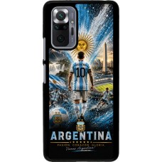Coque Xiaomi Redmi Note 10 Pro - Football Argentine splash 2026