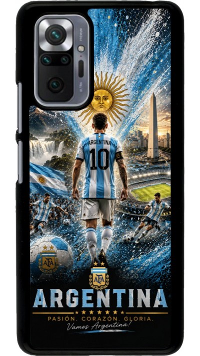 Coque Xiaomi Redmi Note 10 Pro - Football Argentine splash 2026