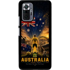 Coque Xiaomi Redmi Note 10 Pro - Football Australie splash 2026