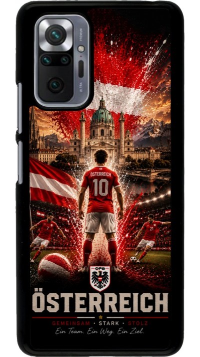 Coque Xiaomi Redmi Note 10 Pro - Football Autriche splash 2026