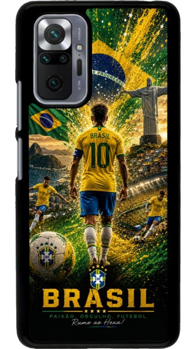 Coque Xiaomi Redmi Note 10 Pro - Football Brésil splash 2026