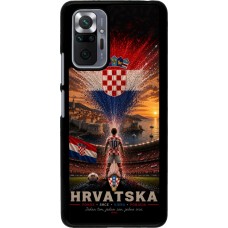 Coque Xiaomi Redmi Note 10 Pro - Football Croatie splash 2026