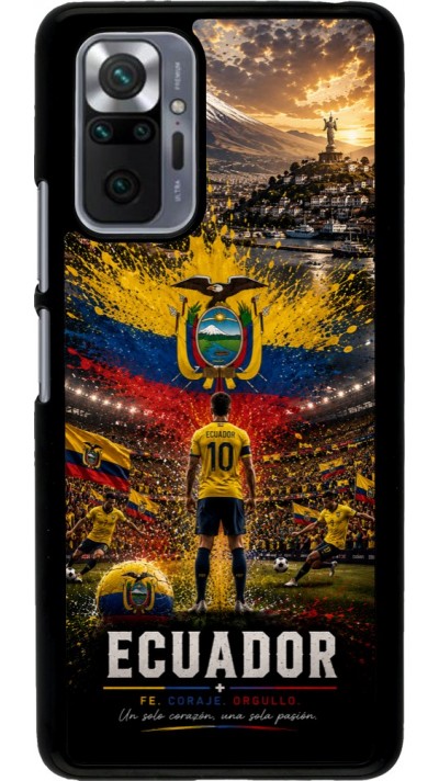 Coque Xiaomi Redmi Note 10 Pro - Football Équateur splash 2026