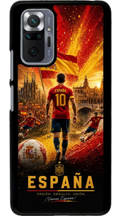 Coque Xiaomi Redmi Note 10 Pro - Football Espagne splash 2026