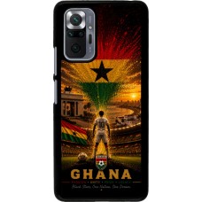 Coque Xiaomi Redmi Note 10 Pro - Football Ghana splash 2026