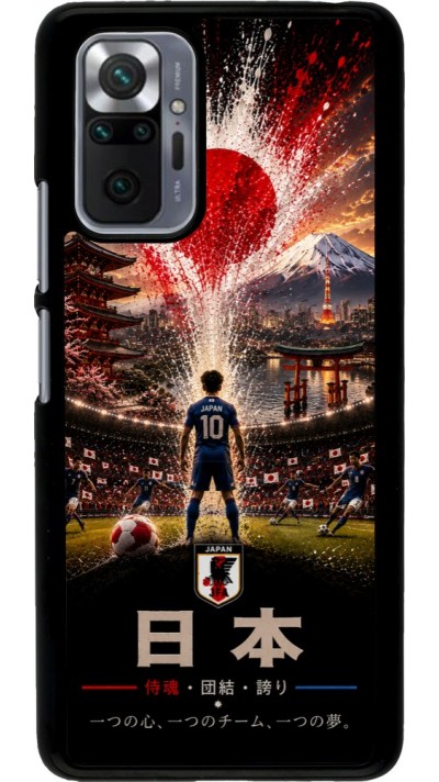 Coque Xiaomi Redmi Note 10 Pro - Football Japon splash 2026