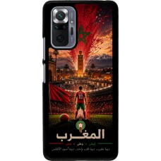 Coque Xiaomi Redmi Note 10 Pro - Football Maroc splash 2026