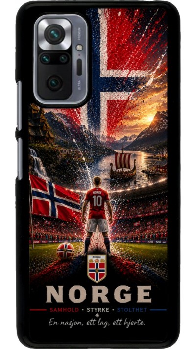 Coque Xiaomi Redmi Note 10 Pro - Football Norvège splash 2026