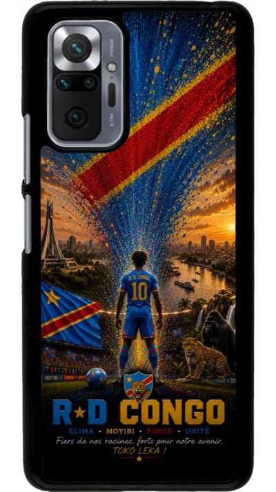 Coque Xiaomi Redmi Note 10 Pro - Football République démocratique du Congo splash 2026
