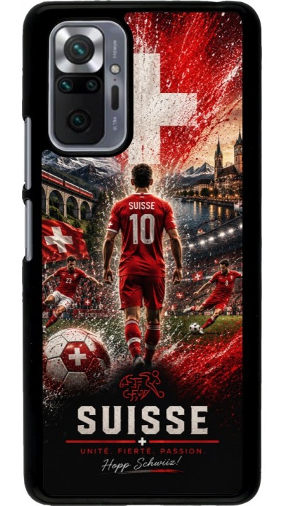 Coque Xiaomi Redmi Note 10 Pro - Football Suisse splash 2026