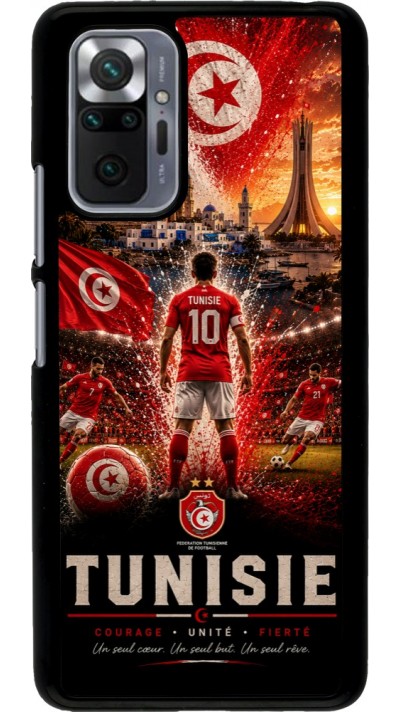 Coque Xiaomi Redmi Note 10 Pro - Football Tunisie splash 2026