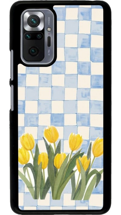 Coque Xiaomi Redmi Note 10 Pro - Blue vichy tulips 2026