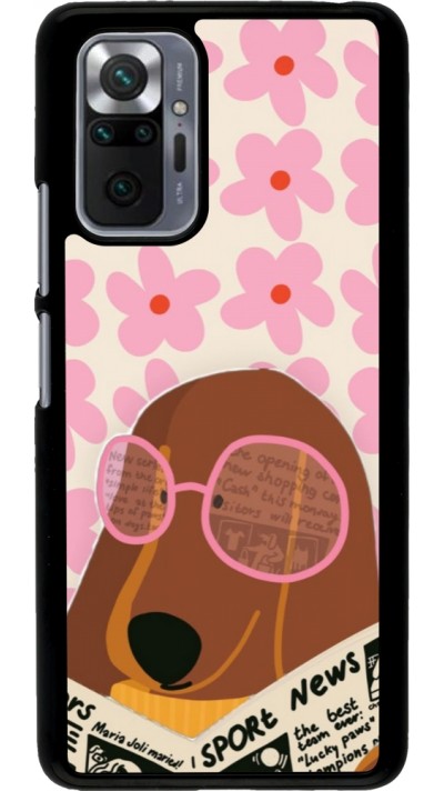 Coque Xiaomi Redmi Note 10 Pro - Dog with newspaper 2026