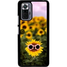 Coque Xiaomi Redmi Note 10 Pro - Sunflower with glasses 2026
