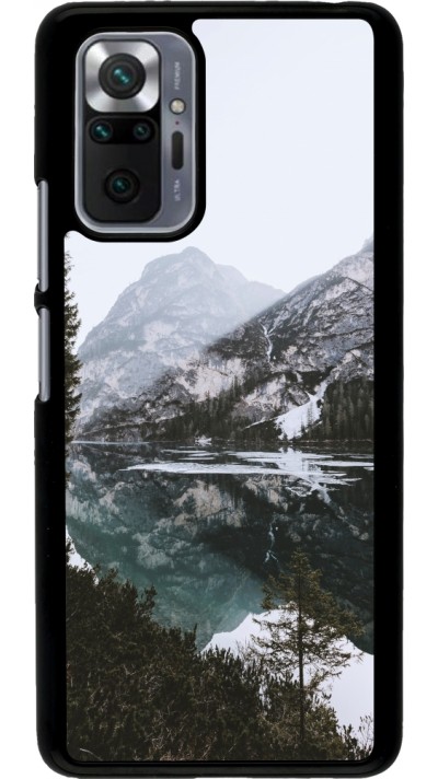 Coque Xiaomi Redmi Note 10 Pro - Winter 22 snowy mountain and lake