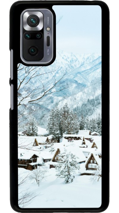 Coque Xiaomi Redmi Note 10 Pro - Winter 25 Winter snowy landscape