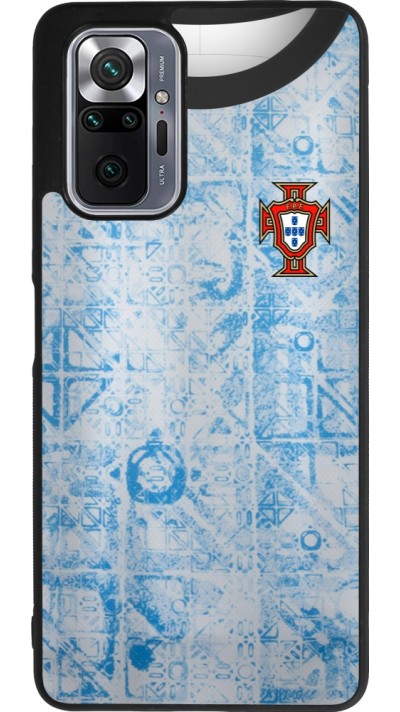 Xiaomi Redmi Note 10 Pro Max Case Hülle - Silikon schwarz Portugal Away personalisierbares Fussballtrikot