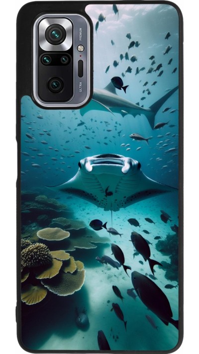 Xiaomi Redmi Note 10 Pro Max Case Hülle - Silikon schwarz Manta Lagune Reinigung