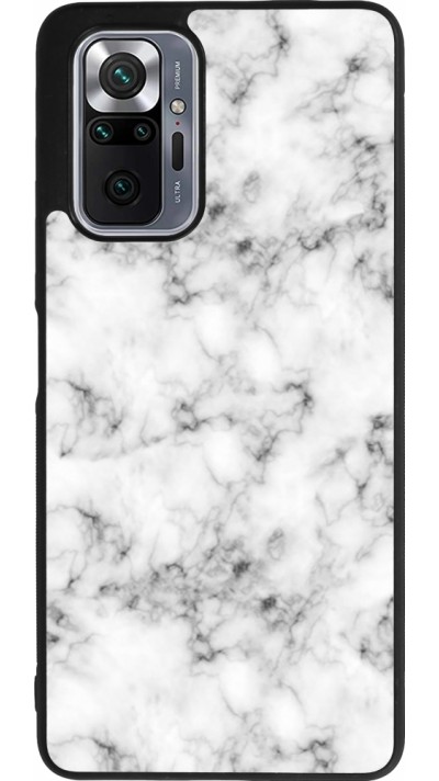 Xiaomi Redmi Note 10 Pro Max Case Hülle - Silikon schwarz Marble 01