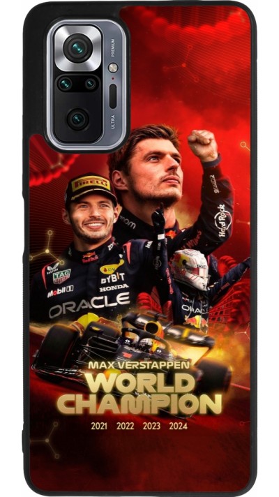 Xiaomi Redmi Note 10 Pro Max Case Hülle - Silikon schwarz Max Verstappen Champion 2023