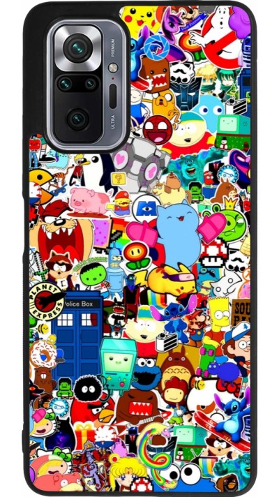 Xiaomi Redmi Note 10 Pro Max Case Hülle - Silikon schwarz Mixed cartoons