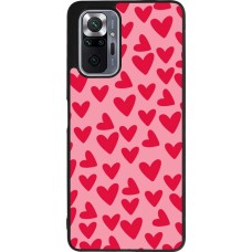 Xiaomi Redmi Note 10 Pro Max Case Hülle - Silikon schwarz Mom 2024 kleine Herzen