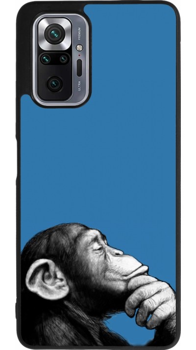 Xiaomi Redmi Note 10 Pro Max Case Hülle - Silikon schwarz Monkey Pop Art