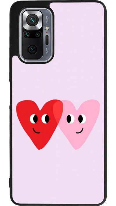 Xiaomi Redmi Note 10 Pro Max Case Hülle - Silikon schwarz Saint Valentines Day 26 Heart