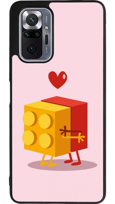 Xiaomi Redmi Note 10 Pro Max Case Hülle - Silikon schwarz Saint Valentines Day 26 Puzzle