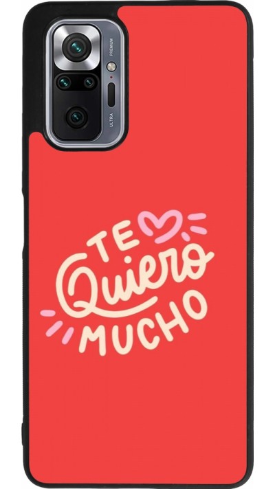 Xiaomi Redmi Note 10 Pro Max Case Hülle - Silikon schwarz Saint Valentines Day 26 Te quiero mucho
