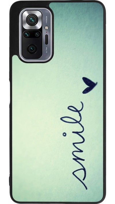 Xiaomi Redmi Note 10 Pro Max Case Hülle - Silikon schwarz Smile