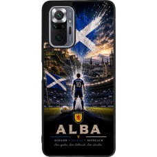 Coque Xiaomi Redmi Note 10 Pro Max - Silicone rigide noir Football Écosse splash 2026