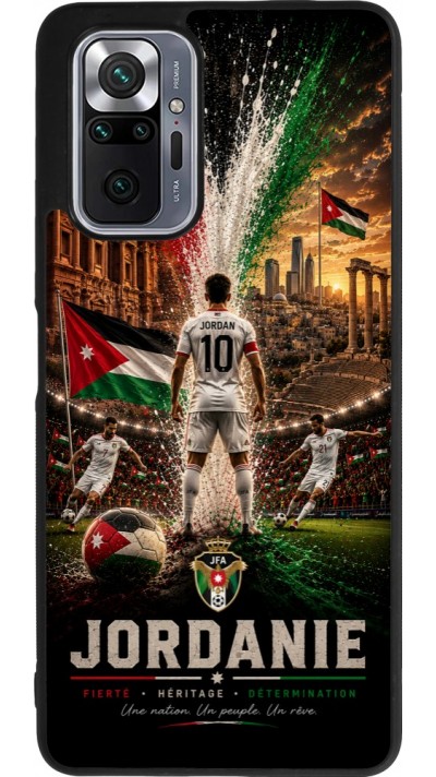 Coque Xiaomi Redmi Note 10 Pro Max - Silicone rigide noir Football Jordanie splash 2026