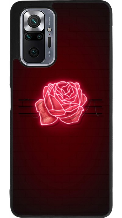 Xiaomi Redmi Note 10 Pro Max Case Hülle - Silikon schwarz Spring 23 neon rose